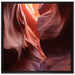Antelope Canyon Arizona auf Leinwandbild Quadratisch gerahmt Größe 70x70