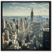 New York bei Tag auf Leinwandbild Quadratisch gerahmt Größe 70x70