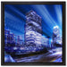 Los Angeles Matrix auf Leinwandbild Quadratisch gerahmt Größe 40x40