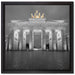 schönes Brandenburger Tor auf Leinwandbild Quadratisch gerahmt Größe 40x40