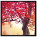 Traumhafte Herbstlandschaft auf Leinwandbild Quadratisch gerahmt Größe 70x70