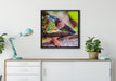Chamäleon aus Madagaskar auf Leinwandbild gerahmt Quadratisch verschiedene Größen im Wohnzimmer