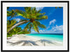 Palmenstrand Passepartout 80x60