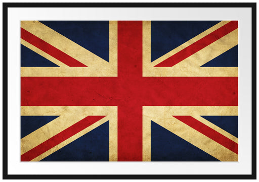 Großbritannien Flagge Passepartout 100x70