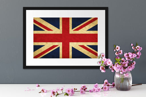 Großbritannien Flagge Passepartout Wohnzimmer