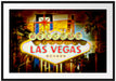 Ortseingangsschild Las Vegas Passepartout 100x70