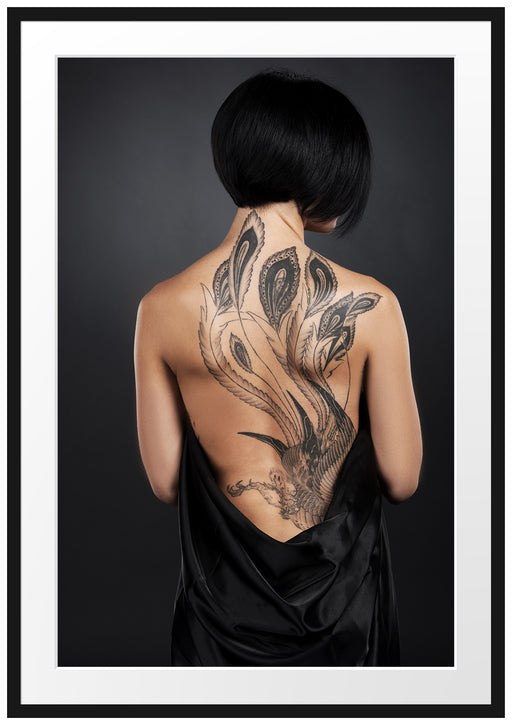 Sexy Dragon Tattoo Passepartout 100x70