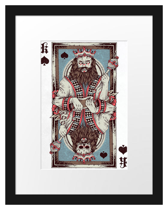 Card King white Passepartout 38x30