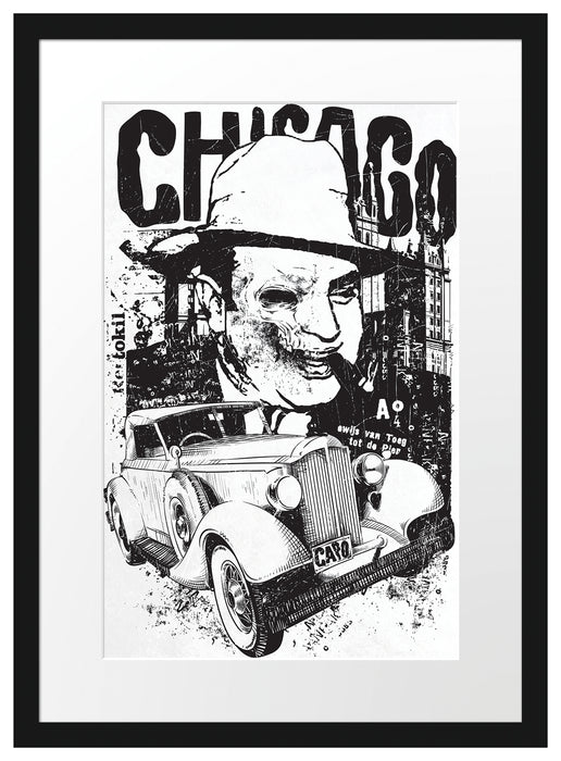 Chicago light Passepartout 55x40