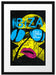 Ibiza black Passepartout 55x40