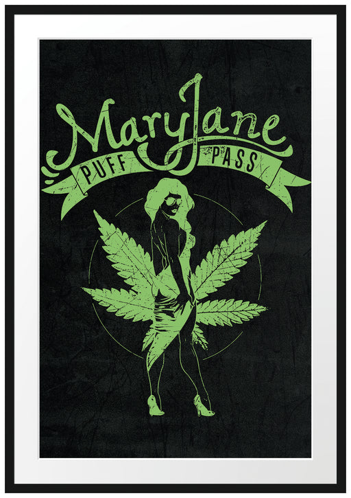Mary Jane black Passepartout 100x70