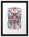 UK skull light Passepartout 38x30