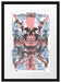 UK skull light Passepartout 55x40