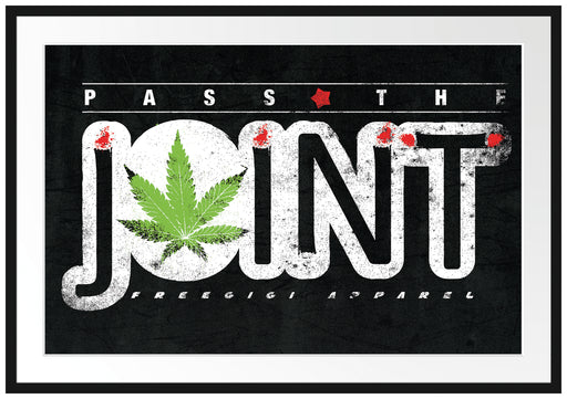 Pass the joint Black Passepartout 100x70