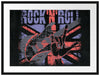 Rock n Roll Black Passepartout 80x60