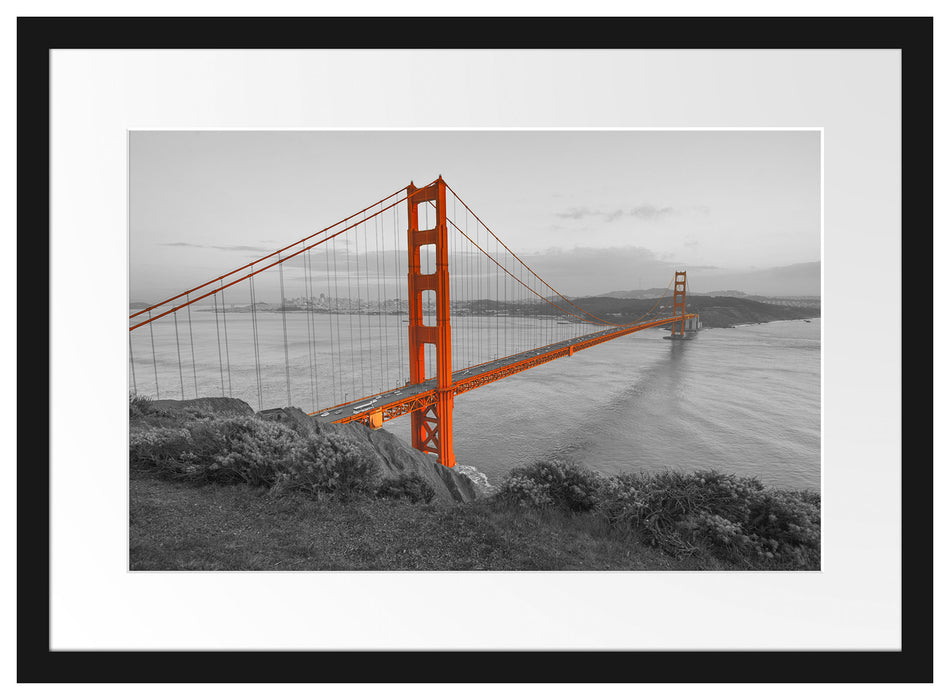 Golden Gate Bridge San Francisco Passepartout 55x40