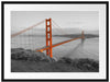 Golden Gate Bridge San Francisco Passepartout 80x60