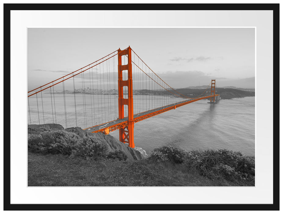 Golden Gate Bridge San Francisco Passepartout 80x60