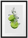 Leckere grüne Limetten im Wasser Passepartout 55x40