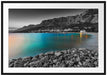 Strand in Makarska Kroatien Passepartout 100x70