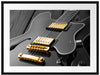 elegante E-Gitarre Passepartout 80x60
