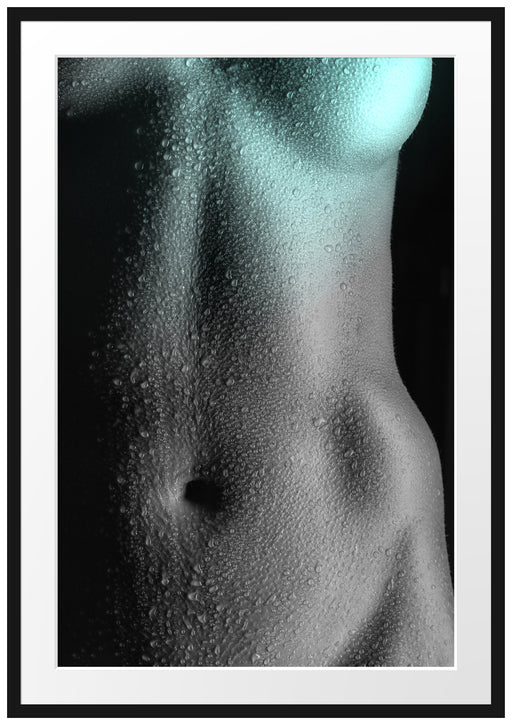 Erotischer Frauenkörper Passepartout 100x70