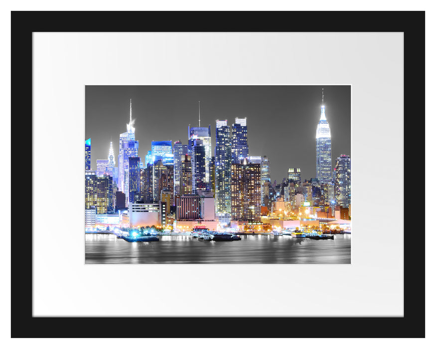 New York Skyline Passepartout 38x30