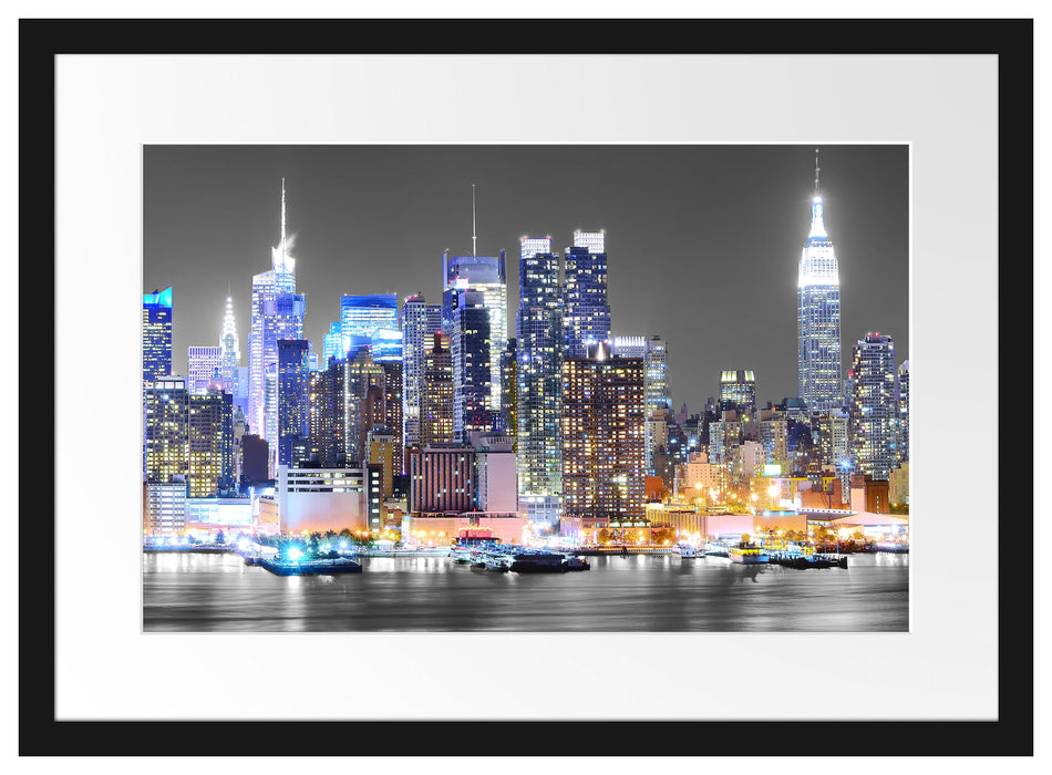 New York Skyline Passepartout 55x40