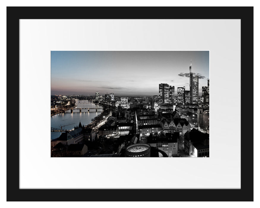 Frankfurter Skyline Passepartout 38x30