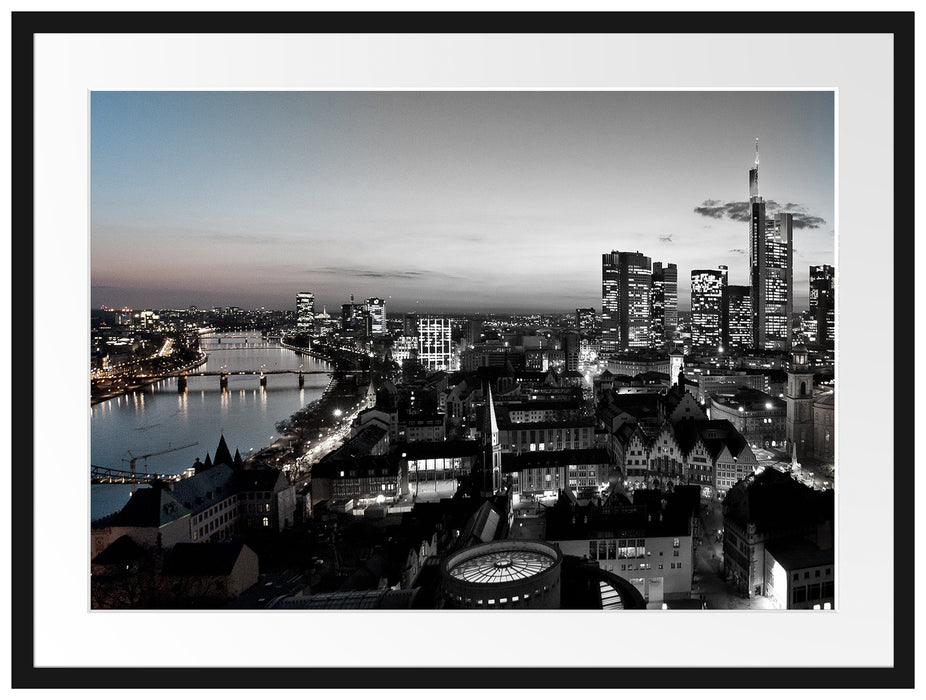 Frankfurter Skyline Passepartout 80x60