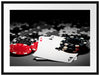 Spielkarten auf Pokertisch Passepartout 80x60