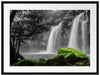 Wasserfall im Dschungel Passepartout 80x60