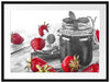 Erdbeeren Marmelade Passepartout 80x60