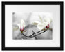 Magnolienblüten Passepartout 38x30