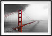 Golden Gate Bridge USA Passepartout 100x70
