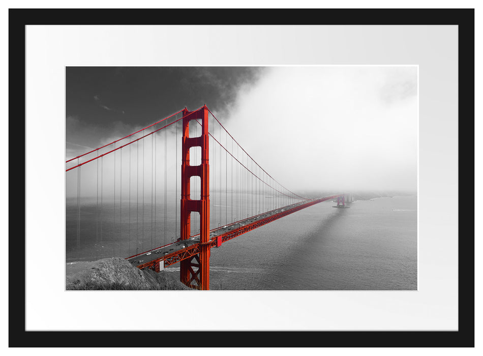 Golden Gate Bridge USA Passepartout 55x40