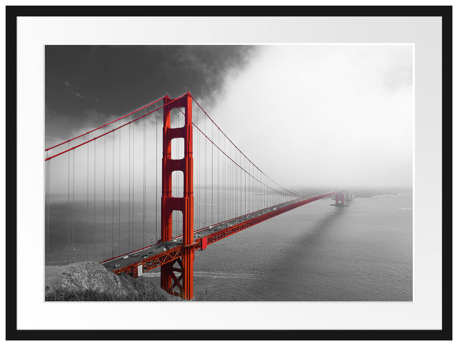 Golden Gate Bridge USA Passepartout 80x60