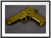 Pistolen Waffen Passepartout 80x60