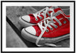 Coole Rote Schuhe Passepartout 100x70