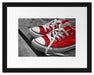 Coole Rote Schuhe Passepartout 38x30