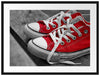 Coole Rote Schuhe Passepartout 80x60
