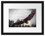großer fliegender Adler Passepartout 38x30