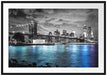 New York Skyline B&W Passepartout 100x70