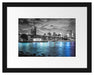 New York Skyline B&W Passepartout 38x30