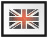 British Union Jack Passepartout 38x30