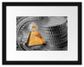 Illuminati Pyramide Dollar Passepartout 38x30