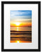 Malibu Beach Sonnenaufgang Passepartout 38x30