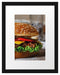 Hamburger Fast Food Passepartout 38x30