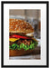 Hamburger Fast Food Passepartout 55x40