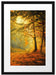 Wald im Herbst Passepartout 55x40